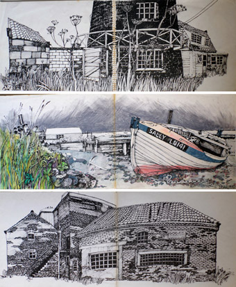 Norfolk drawings 1969.