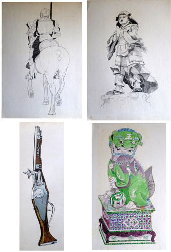 Fitzwilliam Museum drawings 1971