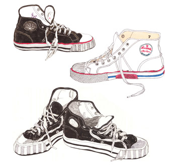 My Basketball shoes 1971