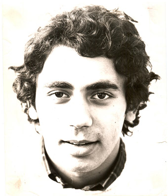 Photo of me taken in the photography department 1969
