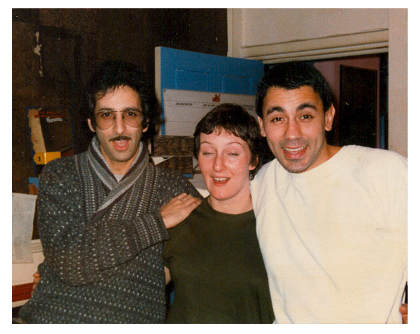David Costa, Kaye Merrin and Myself - Jubilee Graphics, Soho