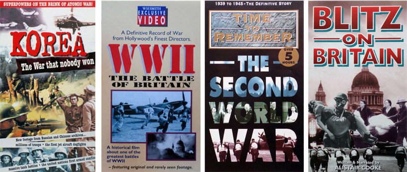 Korea-The War That Nobody Won. WW 11-The Battle of Britain. for Watershed Pictures. Time to RememberThe Second World War, for Lumiere Video. Blitz On Britain, for Lumiere.