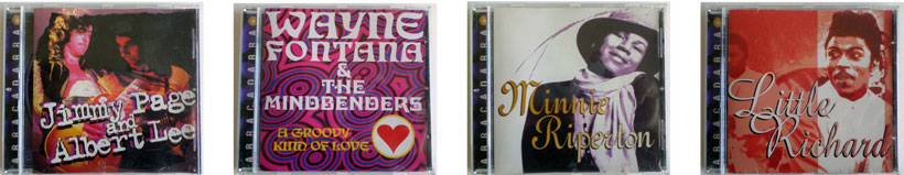 Jimmy Page and Albert Lee, Wayne Fontana and The Mindbenders, Minnie Ripperton, Little Richard.
