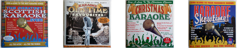The Greatest Scottish Karaoke…Ever!, Karaoke Old Time Favourites, Christmas Karaoke, Karaoke Showtime!.