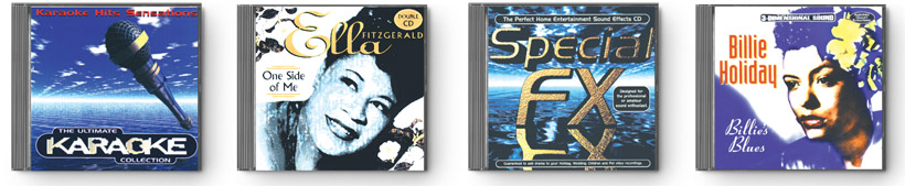 Unused Karaoke idea. Ella Fitzgerald. Special Effects noises, from Avid. Billy Holiday, from Avid. 
