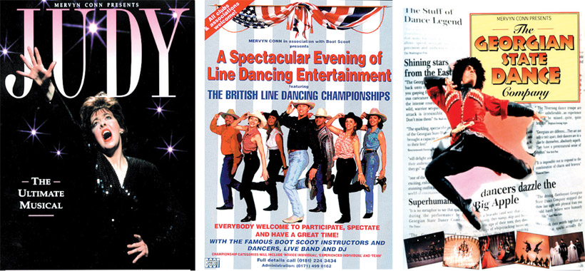 Judy Garland, the Ultimate Musical. The British Line Dancing Championships. The Georgian State Dance Company.