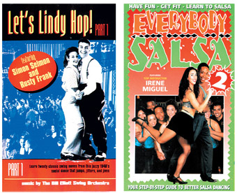 A couple more Dancing Videos. Let’s Lindy Hop! Everybody Salsa vol 2,<br />with Irene Miguel.