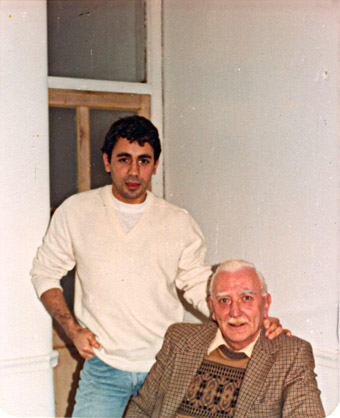 My father and I.
