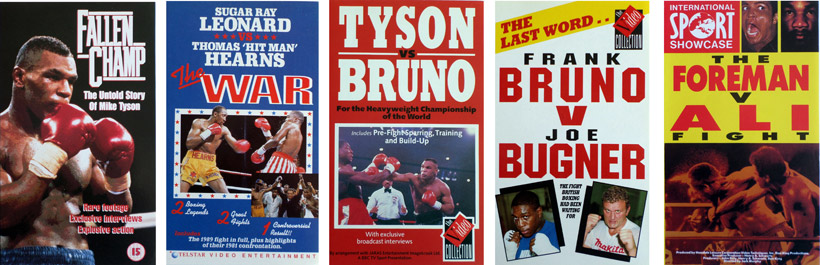 5 other Boxing video sleeves that I designed!