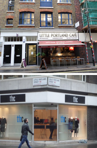 15 Little Portland Street, Oxford Circus, London W1. I took out my first lease for 1000 square feet of office space in central London.