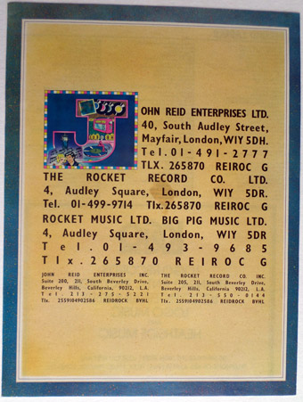 John Reid Enterprises advert