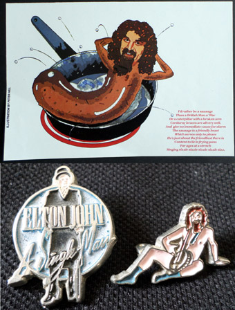 Elton John & Billy Connolly Tour badges