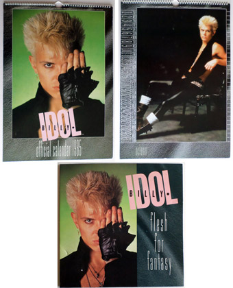 Billy Idol calendar and 7