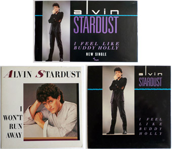 Alvin Stardust poster and 7