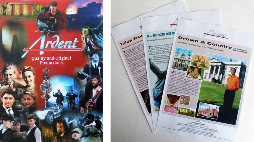 The A4 presenter and treatments for Ardent Productions.