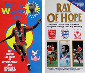 Ian Wright and Ray Kennedy videos.