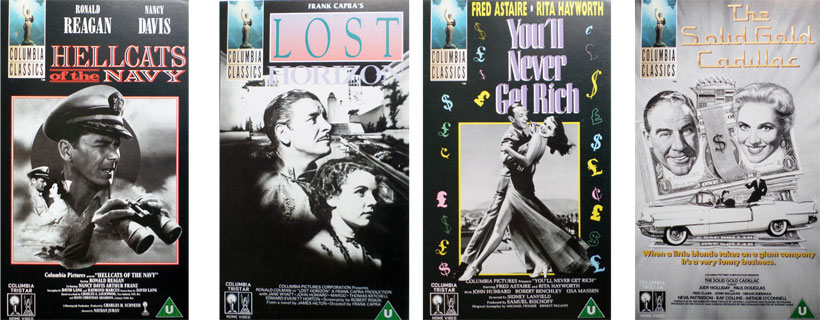 Hellcats of The Navy, Frank Capra's, Lost Horizon, You'll Never Get Rich, The Solid Gold Cadillac.