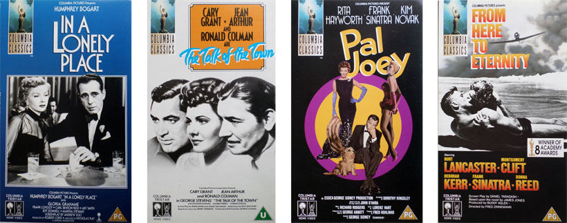 In A Lonely Place, The Talk Of The Town, Pal Joey, From Here To Eternity.