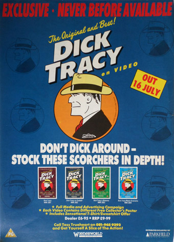 Dick Tracy full page trade ad