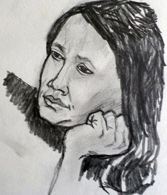Drawing of my mother