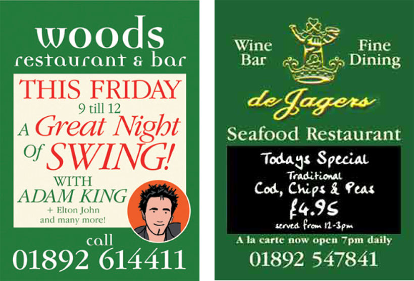 Woods Restaurant, De Jagers