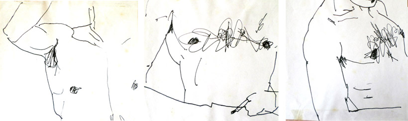 More drawings of me 1976