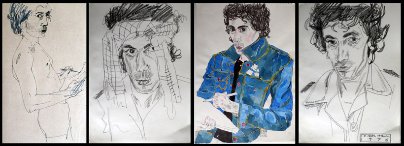 Portraits of me from 1975-76