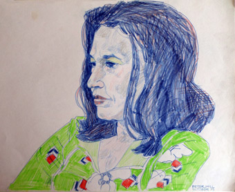 Portrait of my mother from 1975