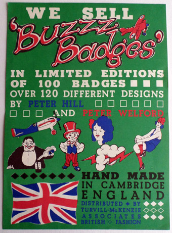 Peter Welford & I set up Buzzz Badges